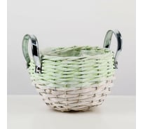 Кашпо СИМАЛЕНД Зелёнка 17x13/17 см 7358355