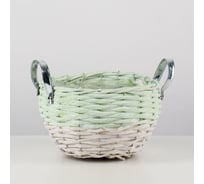 Кашпо СИМАЛЕНД Зелёнка 22x14/18 см 7358354