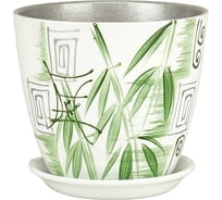 Горшок Сады Аурики РС 01 3 ЕВ 59 3 бутон Бамбук люкс керамика, 18 см, 4 л 060190