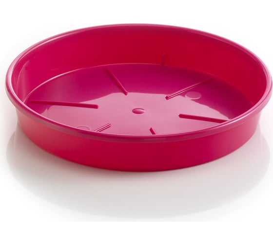 Поддон Teraplast PLATO d 14 см, h 2.3 см, фуксия 08086014018 1
