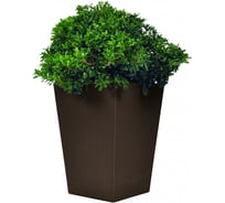 Кашпо Keter Rattan Planter M коричневый 228975