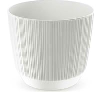 Кашпо Prosperplast DRF170 S449 RYFO диам. 168 мм, высота 147 мм, 2.5 л, белое 066780