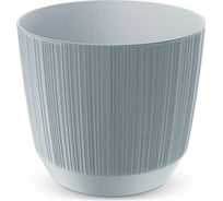 Кашпо Prosperplast DRF150 443U RYFO диам. 146 мм, высота 126 мм, 1.6 л, св. серый 066778