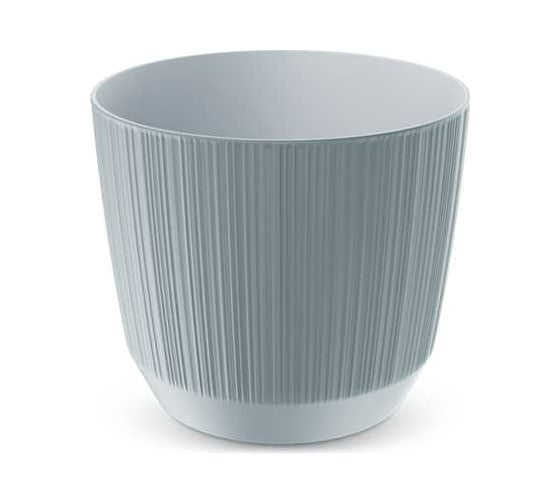 Кашпо Prosperplast DRF170 443U RYFO диам. 168 мм, высота 147 мм, 2.5 л, светло-серое 066783