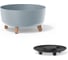 Кашпо на ножках Prosperplast DGRL400L 443U GRACIA LOW диам. 380 h195 мм, светло-серое 066625 2