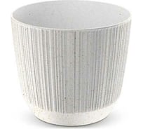 Кашпо Prosperplast DRF150W S449W RYFO ECO WOOD диам. 146 мм, высота 126 мм, 1.6 л, белое 066764