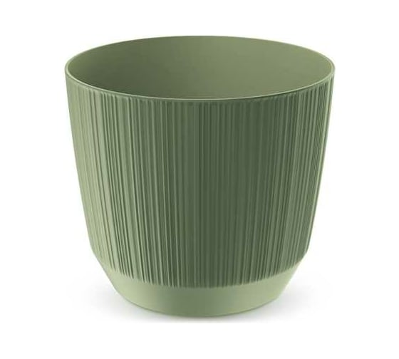 Кашпо Prosperplast DRF170 5615C RYFO диам. 168 мм, высота 147 мм, 2.5 л, зеленое 066781 1