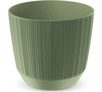 Кашпо Prosperplast DRF130 5615C RYFO диам. 126 мм, высота 108 мм, 1 л, зеленое 066771