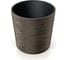 Кашпо с вкладышем Prosperplast DFR250W 4625W FURU ROUND ECO WOOD диам. 250 мм, высота 247 мм, кофе 066646 1