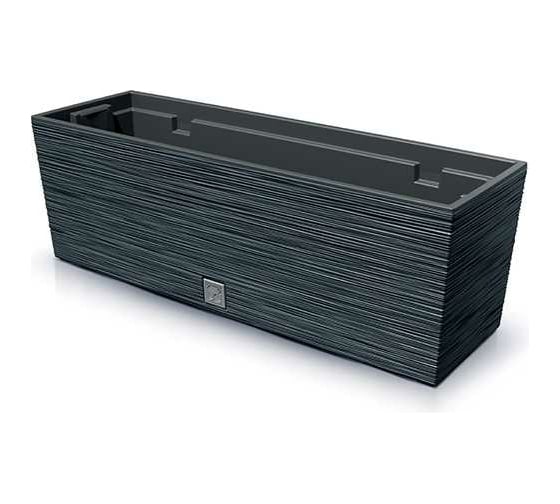 Цветник с вкладышем Prosperplast DFC600 S433 Цветник FURU CASE 580 мм, 180 мм, высота 195 мм, антрацит 066753 1