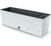 Цветник с вкладышем Prosperplast DFC600 S449 Цветник FURU CASE 580 мм, 180 мм, высота 195 мм, белое 066748