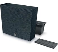 Цветник с вкладышем Prosperplast DFC600T S433 Цветник FURU CASE TOWER 580 мм, 180 мм, высота 498 мм, антрацит 066759 22605939