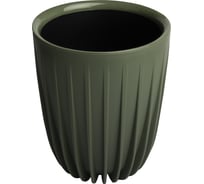 Пластиковый горшок с вкладкой liveingreen СИГМА НЕФРИТ диам. 25 см, высота 30 см, 10.2 л СИ25-32