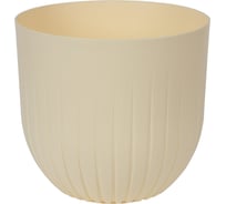 Пластиковый горшок с вкладкой liveingreen АЛЬФА ВАНИЛЬНЫЙ диам. 22 см, высота 20 см, 6 л А22-31