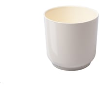 Пластиковый горшок с вкладкой liveingreen ДЕЛЬТА ВАНИЛЬНЫЙ диам. 13.5 см, высота 13 см, 1.5 л Д13-31