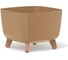 Кашпо на ножках Prosperplast DGQL300W4665W GRACIA SQUARE ECO WOOD 29х29х22 см, коричневое 066919 1