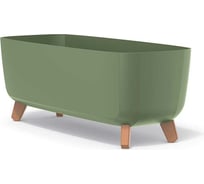 Кашпо на ножках Prosperplast DGCL600 5615C GRACIA CASE 580х240х235 мм, зеленое 066916