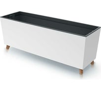 Кашпо на ножках Prosperplast DUC800N S449 URBI CASE 770х235х300 мм, белое 066956