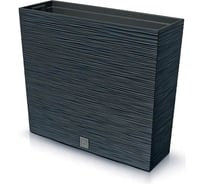 Цветник с вкладышем Prosperplast DFC800T S433 FURU CASE TOWER 770х235х686 мм, антрацит 066962
