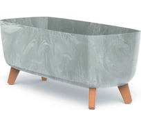 Кашпо на ножках Prosperplast DGCL600E 422U GRACIA CASE BETON EFFECT 580х240х235 мм, бетон 066952