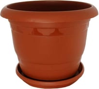 Кашпо с поддоном Ангора ТОПРАК 23 л, терракотовое А5260тр