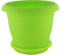 Кашпо с поддоном Ангора ТОПРАК 23 л, салатовое А5260сал