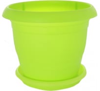 Кашпо Ангора 3 л, с поддоном, салатовое А5221сал