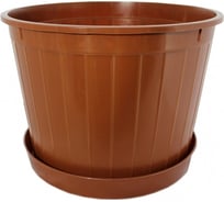 Кашпо Ангора КЛАССИК №12 32 л, с поддоном, терракотовое А5112тр