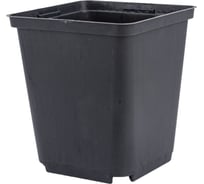 Горшок для рассады Ангора 1 л, 11x11x12 см, квадратный, черный А5504чр