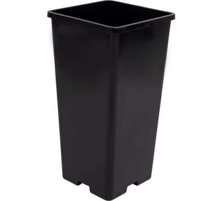 Горшок для рассады Ангора 2 л, 11x11x21.5 см, черный А5502чр