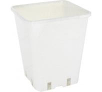 Горшок для рассады Ангора 5 л, 20x20x23 см, белый А5503бл