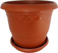 Кашпо Ангора ТОПРАК 47 л, с поддоном, терракотовое А5280тр