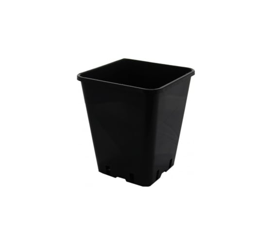 Горшок для рассады Ангора 5 л, 20x20x23 см, черный А5503чр