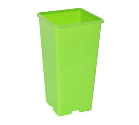 Горшок для рассады Ангора 2 л, 11x11x21.5 см, салатовый А5502сал