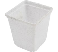 Горшок для рассады Ангора 0.25 л, 7x7х8 см, квадратный, белый А5500бл