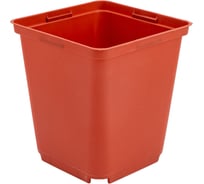 Горшок для рассады Ангора 1 л, 11x11x12 см, квадратный, терракотовый А5504тр