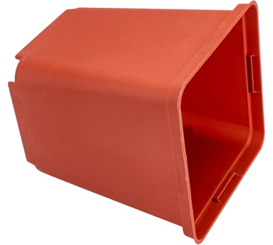 Горшок для рассады Ангора 1 л, 11x11x12 см, квадратный, терракотовый А5504тр