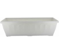 Балконный ящик Ангора 8.5 л, с дренажной решеткой, 505x155x150 мм, мраморный А5420мр