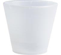 Пластиковый горшок с вкладкой liveingreen КОНУС прозрачный диам. 22.5 см, высота 21.5 см, 6 л К23-00