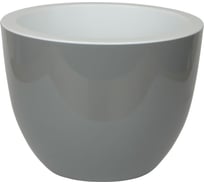 Пластиковый горшок с вкладкой liveingreen Орион серый муссон, диам. 24 см, высота 18 см, 6 л ОР24-70