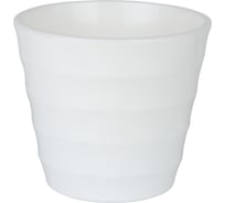 Пластиковый горшок с вкладкой liveingreen Лаура белый, диам. 27 см, высота 24 см, 9 л ЛР27-10