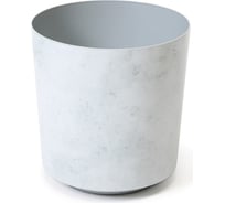 Кашпо LAMELA Sp.z o. 925 Solo IML диам. 195 мм, высота 20 см, белый мрамор 066842