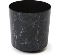 Кашпо LAMELA Sp.z o. 925 Solo IML диам. 195 мм, высота 20 см, черный мрамор 066843