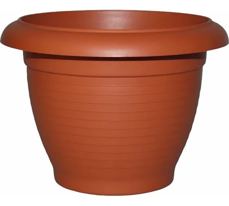 Горшок SANTINO Терра 1 л, терракотовый,  диам. 15 см, высота 105 мм 049235