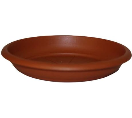 Поддон к горшку Терра 1 л SANTINO терракотовый, диам. 125 мм 049236