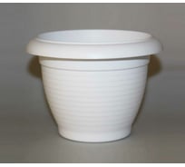 Горшок SANTINO Терра 4 л, белый,  диам. 23 см, высота 165 мм 049280