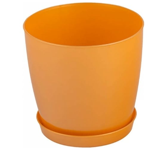 Кашпо ELLASTIK-PLAST Фиоре 8 л, золотистое M-KASHPOFIORЗОЛ 1