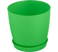 Кашпо ELLASTIK-PLAST Фиоре 8 л, салатовое M-KASHPOFIORСАЛАТ