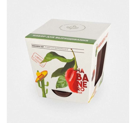 Набор для выращивания растений Plant Republic Перец острый Хабанеро Хот pr-001