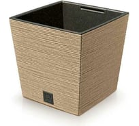 Кашпо Prosperplast DFS300W4665W FURU SQUARE LOW ECO WOOD 29.5х29.5х29 см, коричневое 067397